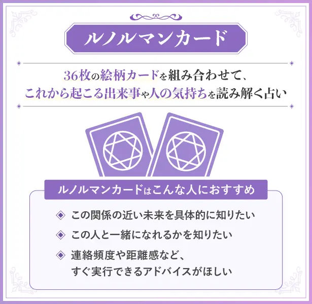 不倫相談_ルノルマンカード