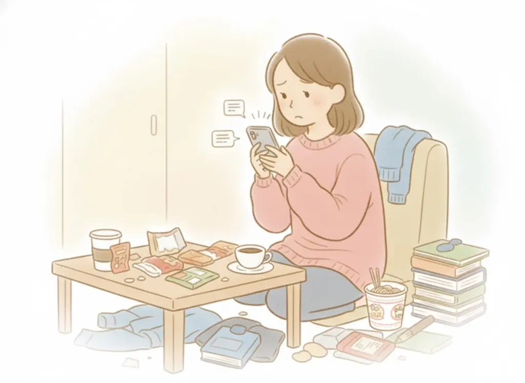 依存が強くなる・生活が乱れる