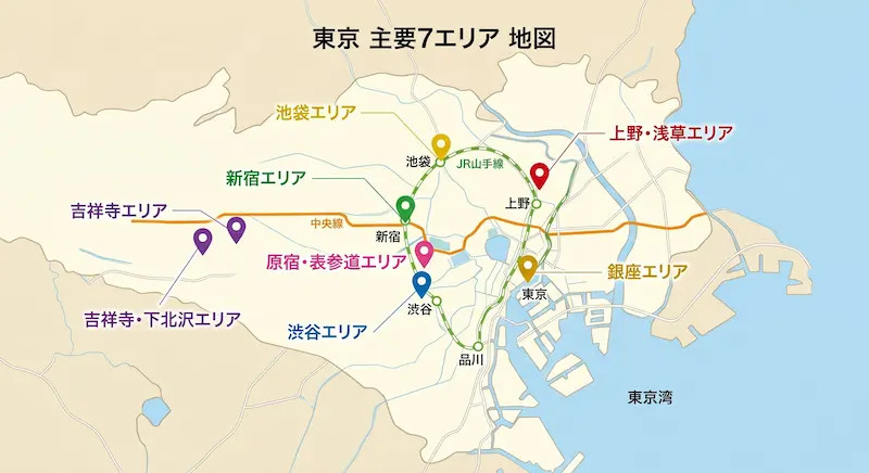 【エリア別】東京の占いスポットガイド